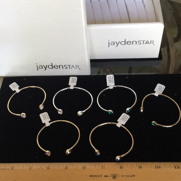 Jayden Star Jewelry-Birthstone Cuff-Bangle -NWT - Picture 4 of 5